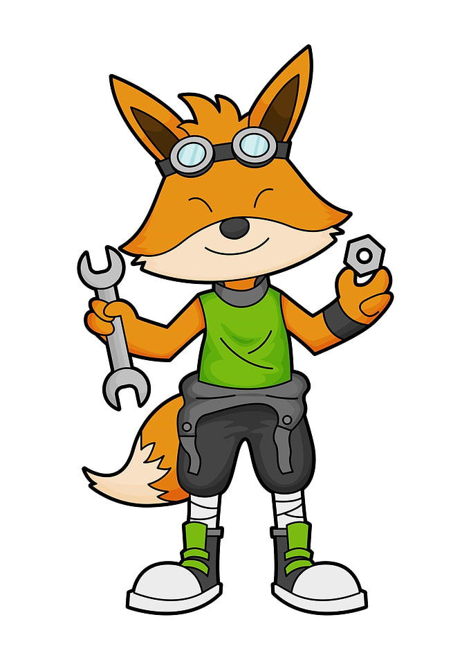 Fox Mechanic Wrench Nut