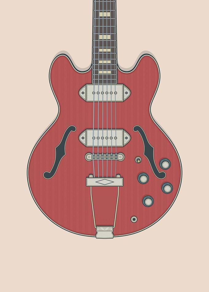390 Hollow Body Guitar