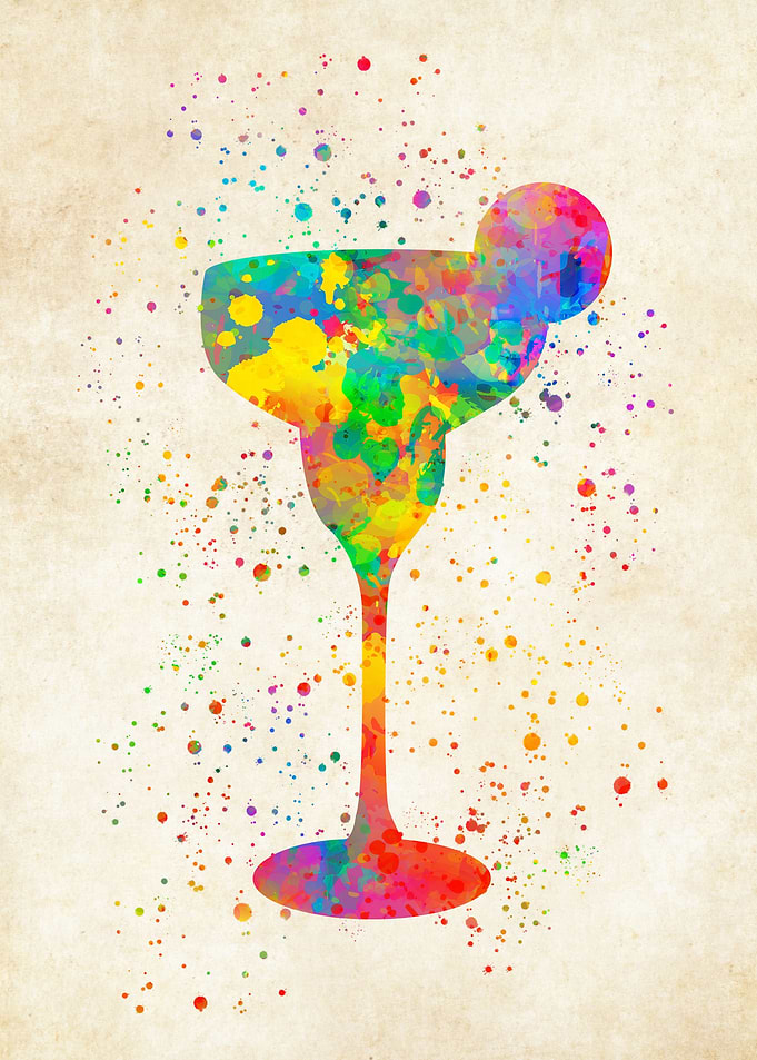 Cocktail watercolor