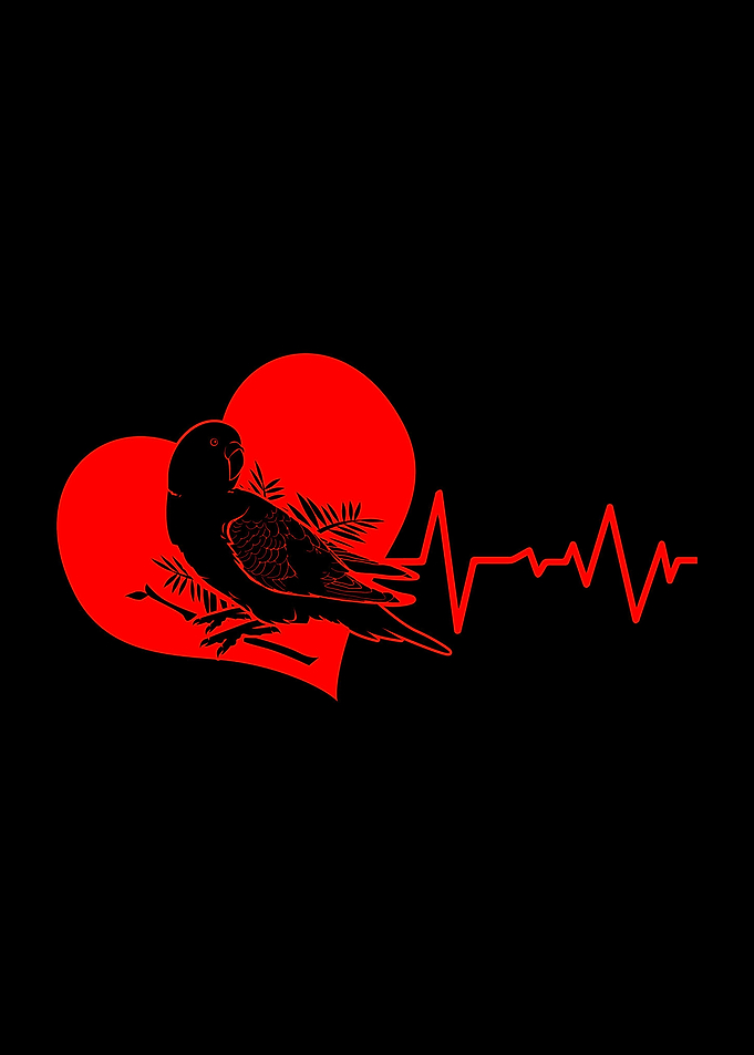 Budgie Heartbeat Heartline