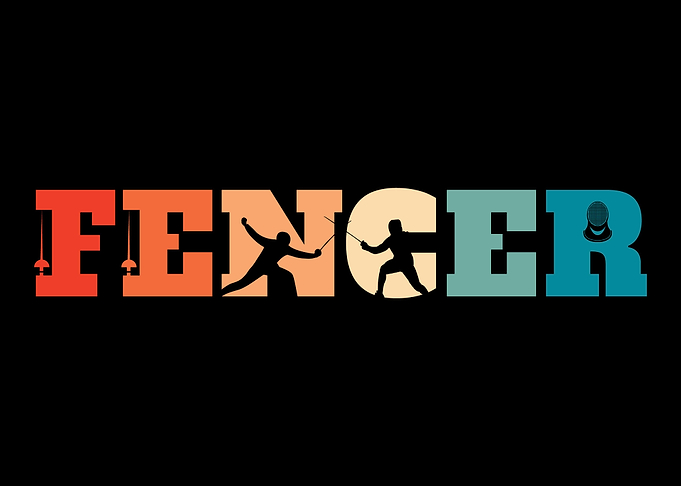 Retro Vintage Fencing
