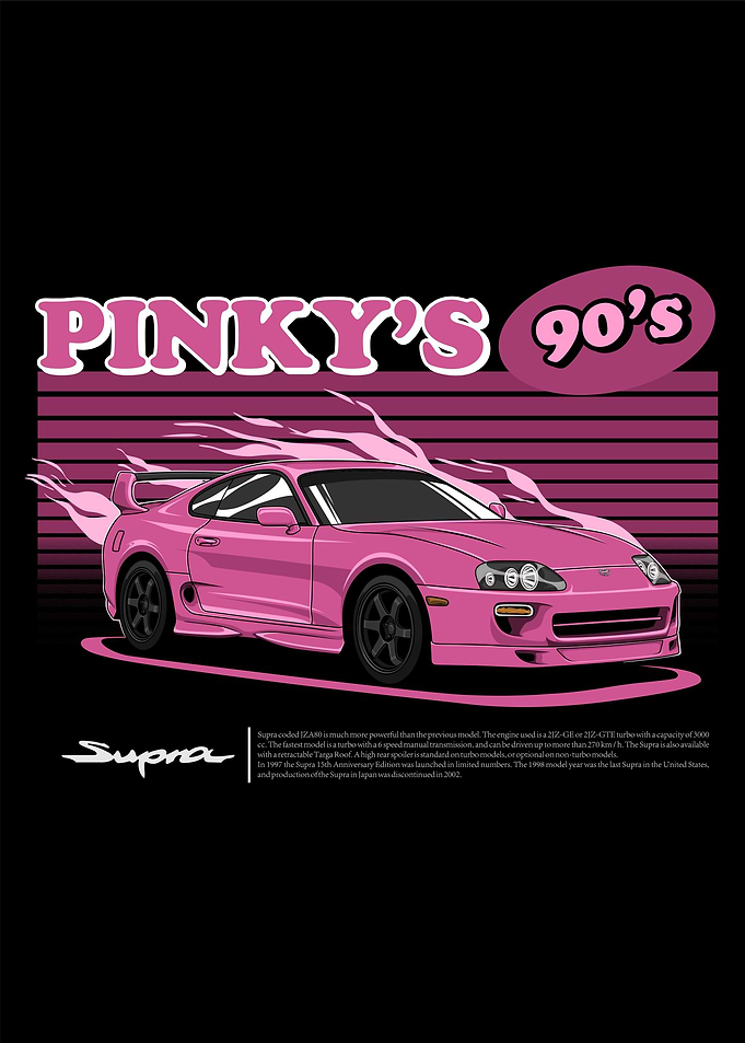 Toyota Supra Pinkys 90s