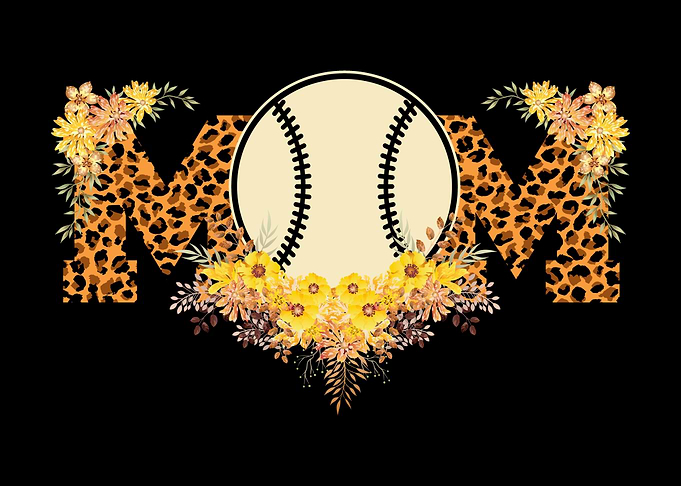 Baseball Mother Flowers