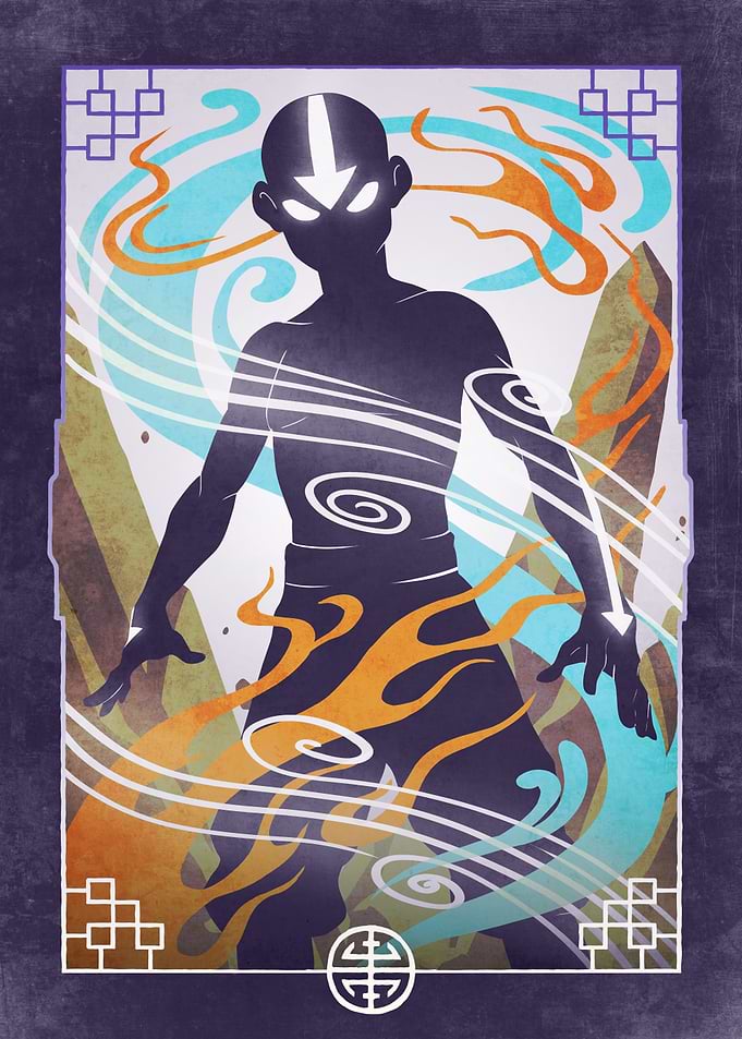 Aang Avatar State