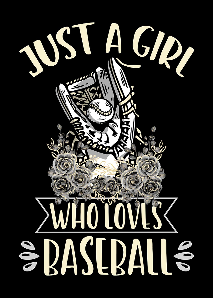 Girl Baseball Player