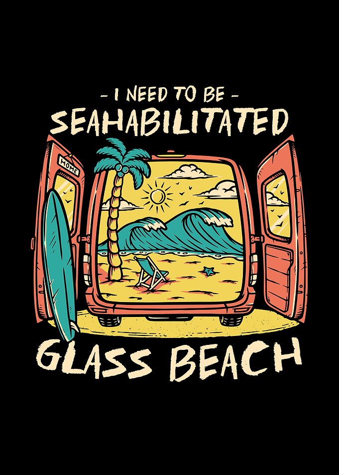 Glass Beach Summer Funny