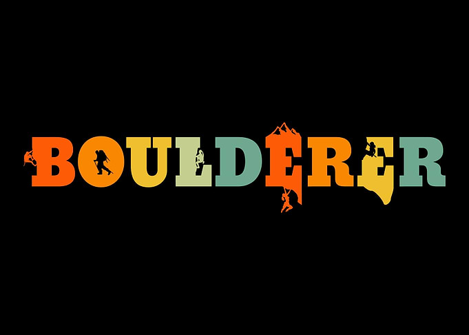 Retro Bouldering Climbing