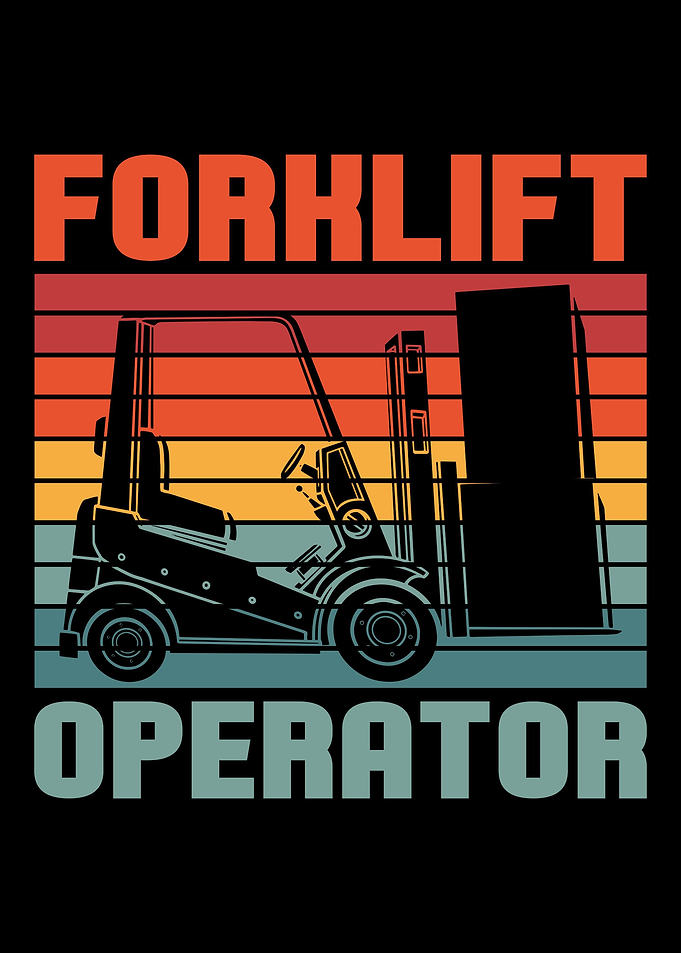 Retro Forklift Driver