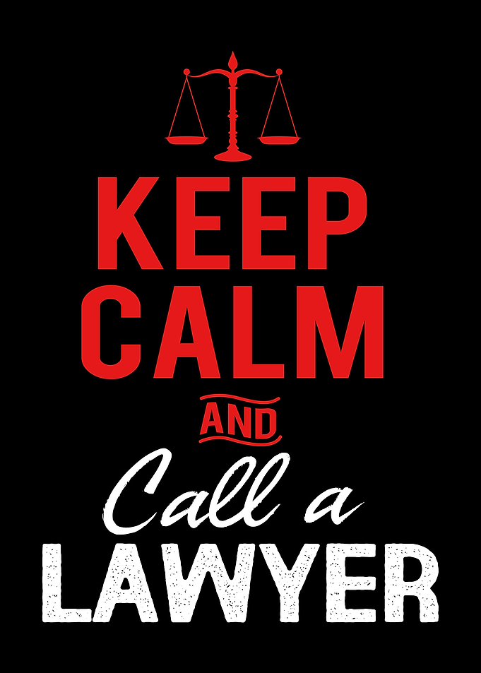 Attorney Keep Calm Lawyer