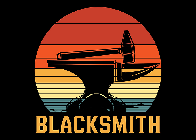 Retro Blacksmith Vintage