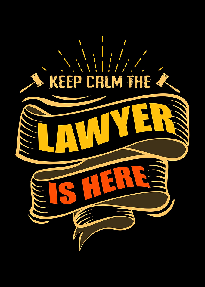 Attorney Keep Calm Lawyer