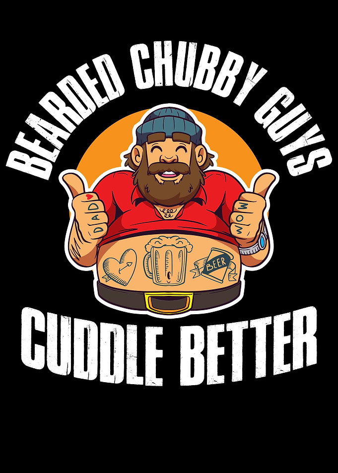 Chubby Bearded Man