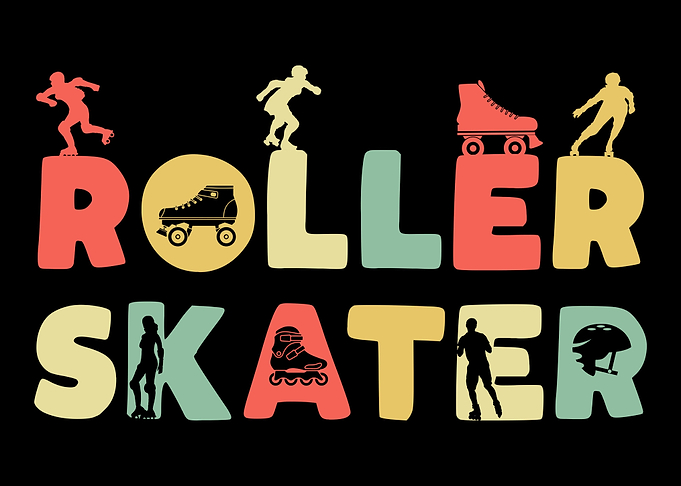 Roller Skating Skater Girl