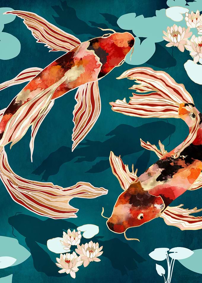Metallic Koi VII