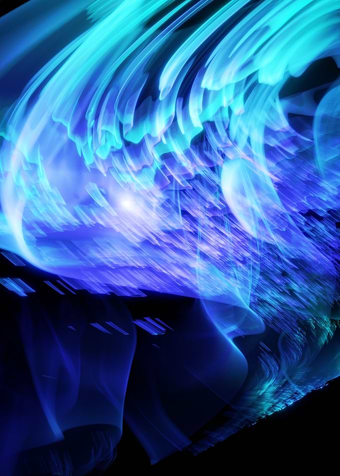Abstract Hair of Light