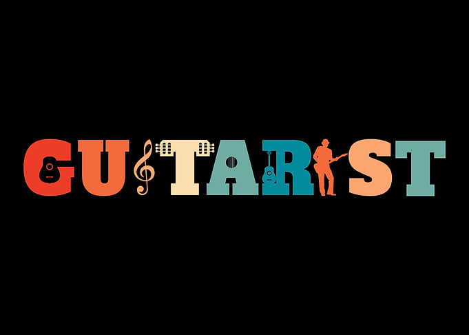 Retro Acoustic Guitar