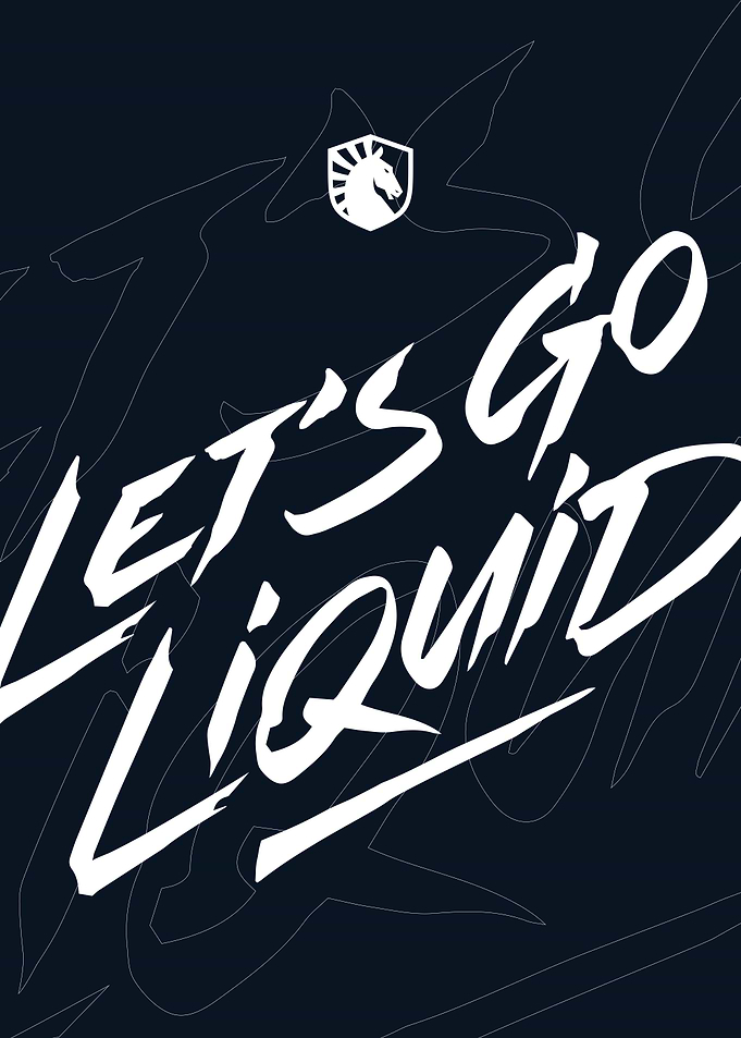 Lets Go Liquid Blue