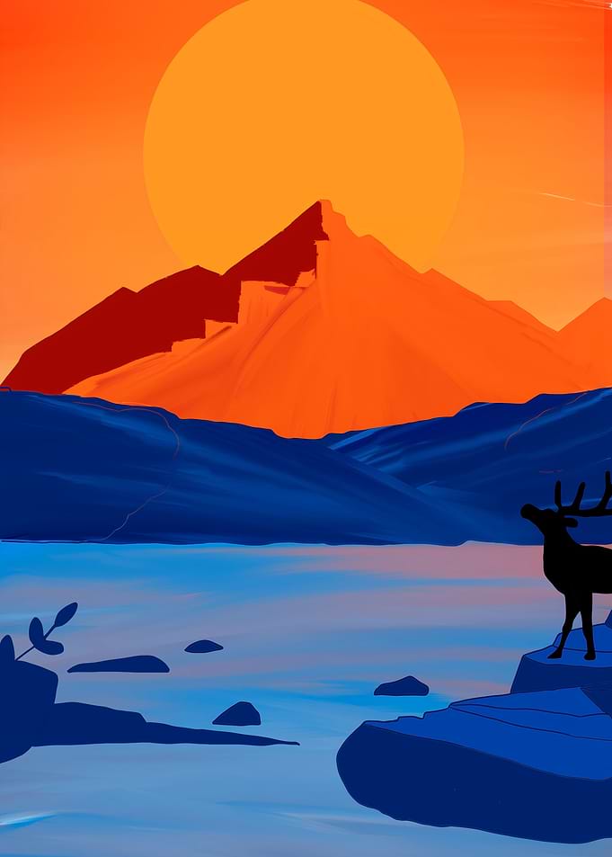 Sunset Digital Painting