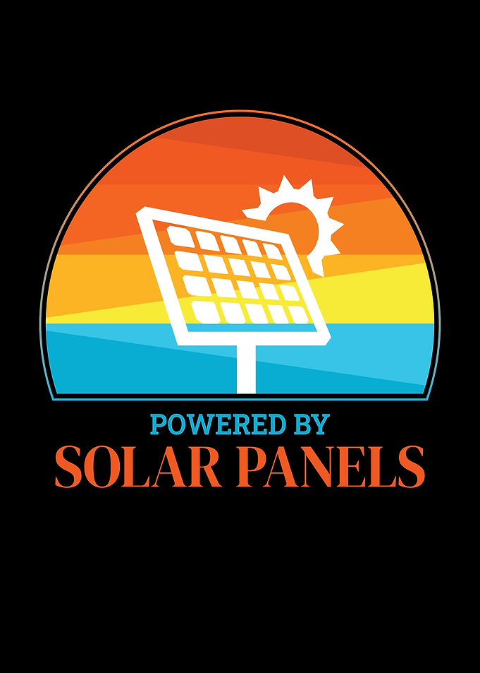 Powered By Solar Panels