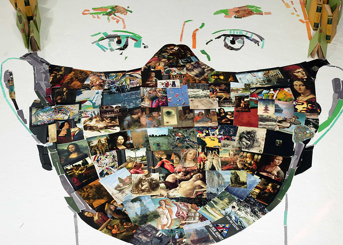 Art as a breath collage