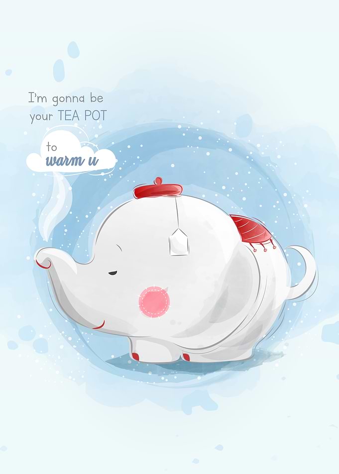 Cute Tea Pot Elephant