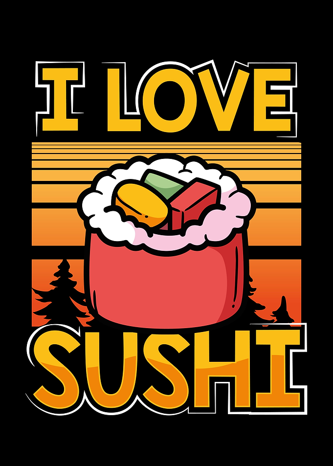 Kawaii I love sushi