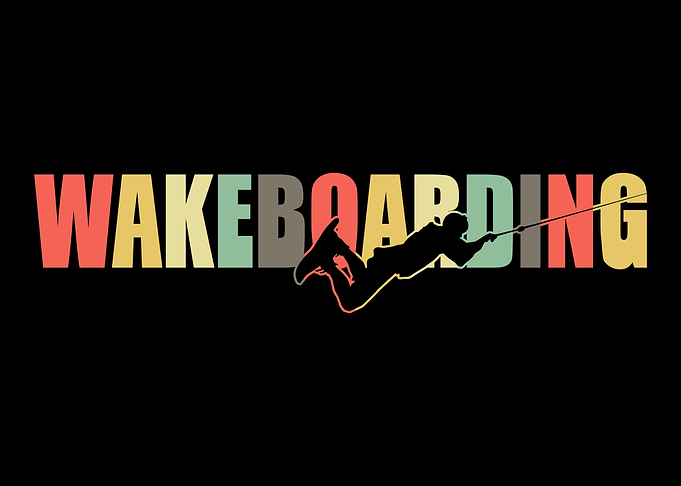 Retro Wakeboarding Vintage