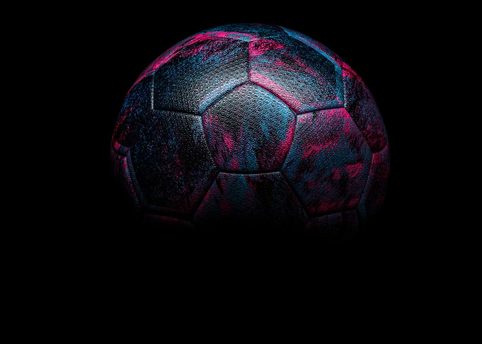 Black football or soccer