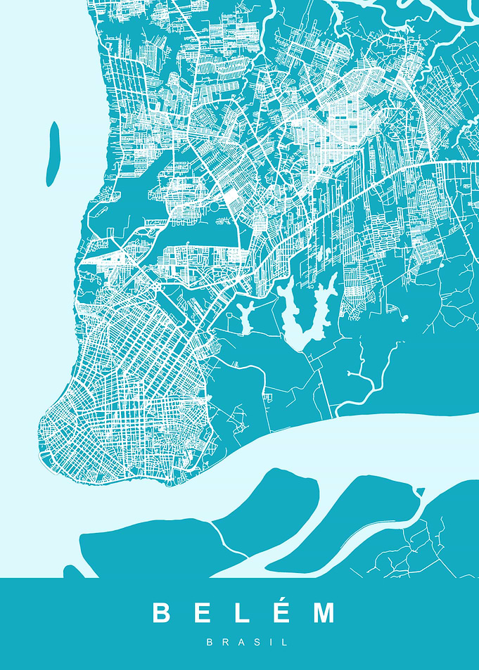 BELEM Map BRASIL