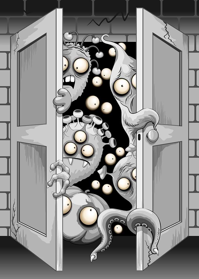 Monsters behind the door