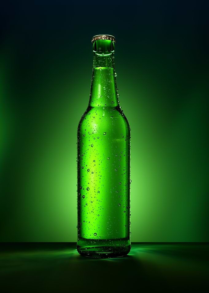 Green Beer bottle