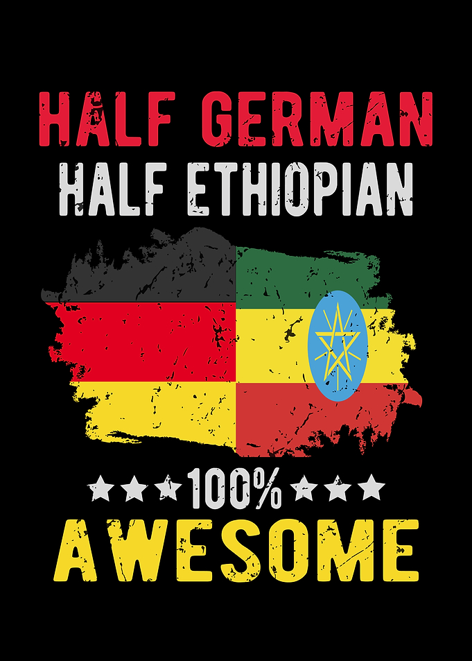 Half German Half Ethiopian