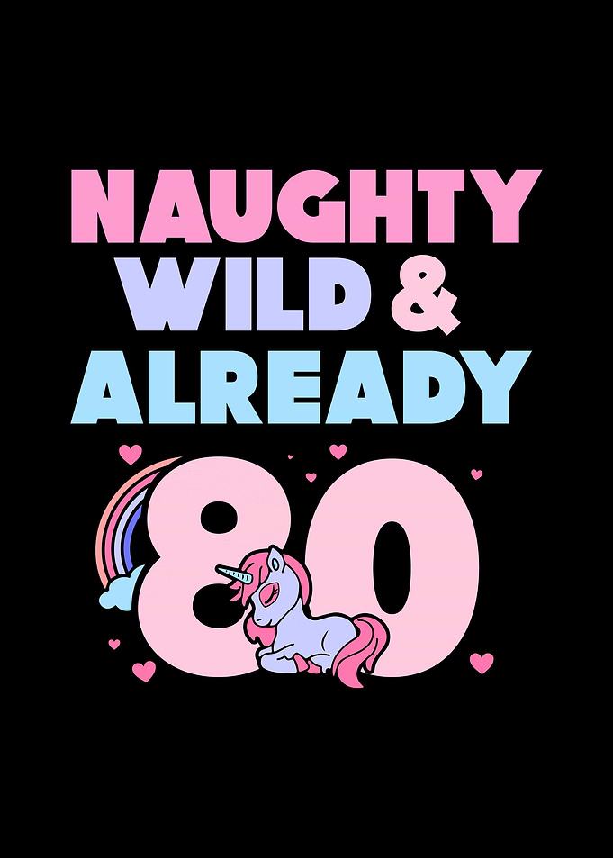 80 years unicorn