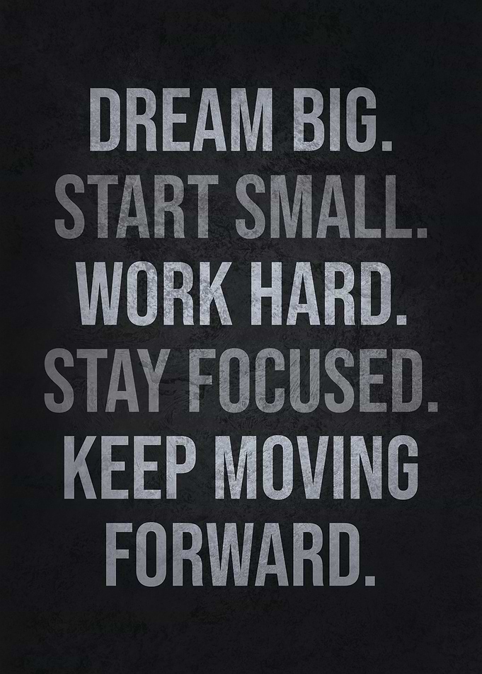 Dream Big Work Hard