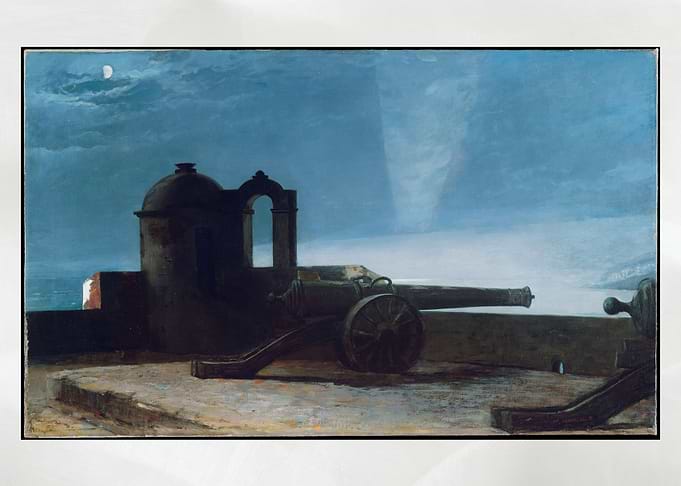Searchlight on Harbor