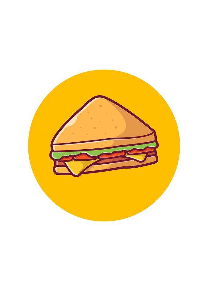 Sandwich Cartoon