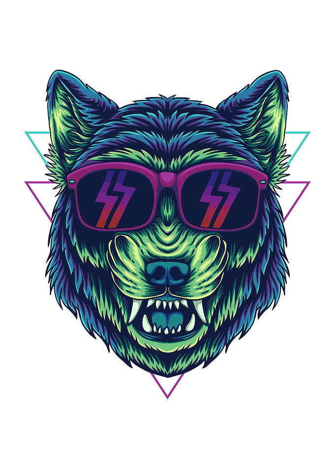 Funny Wolf