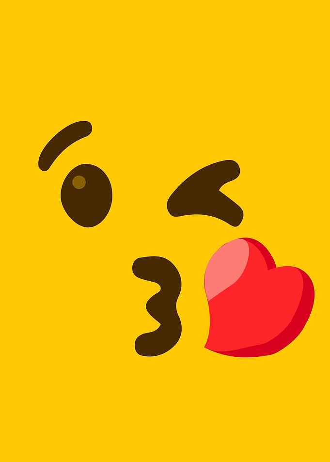 Face Blowing a Kiss