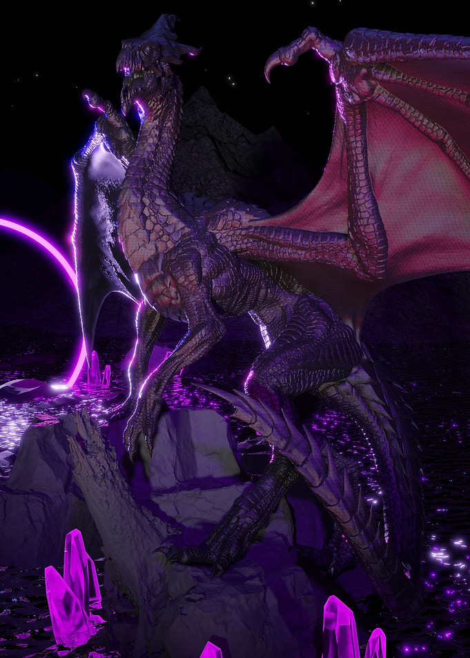 Dragon guards the port