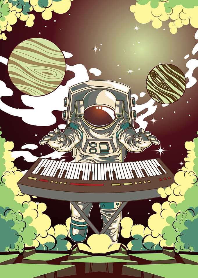 Astronaut Pianist