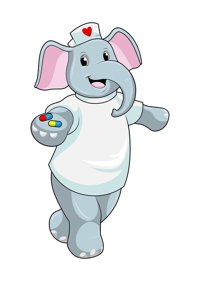 Elephant Nurse Medicine