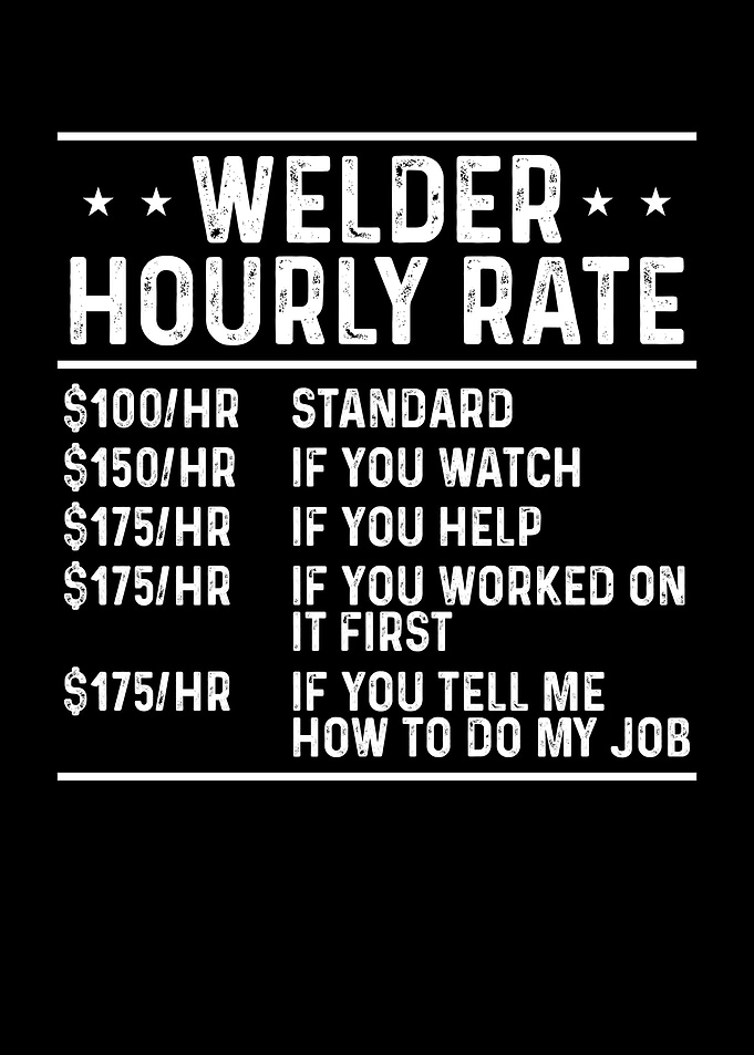 Welder hourly rate