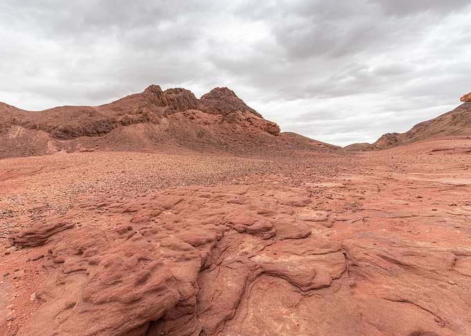 Red rocks Israel Desert