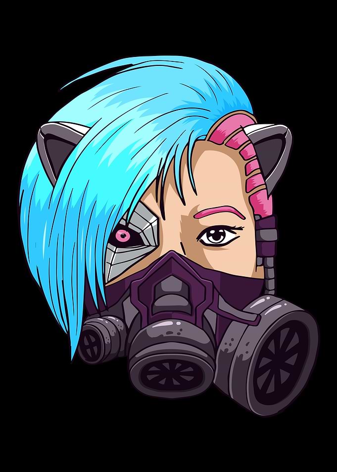 Cyborg Anime Girl Japanese