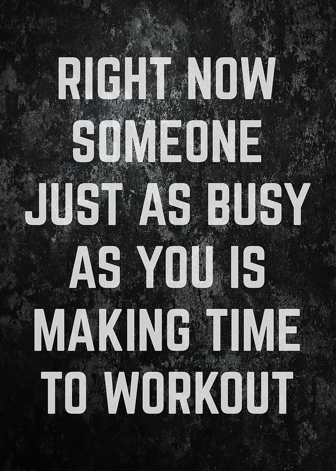 Making Time To Workout