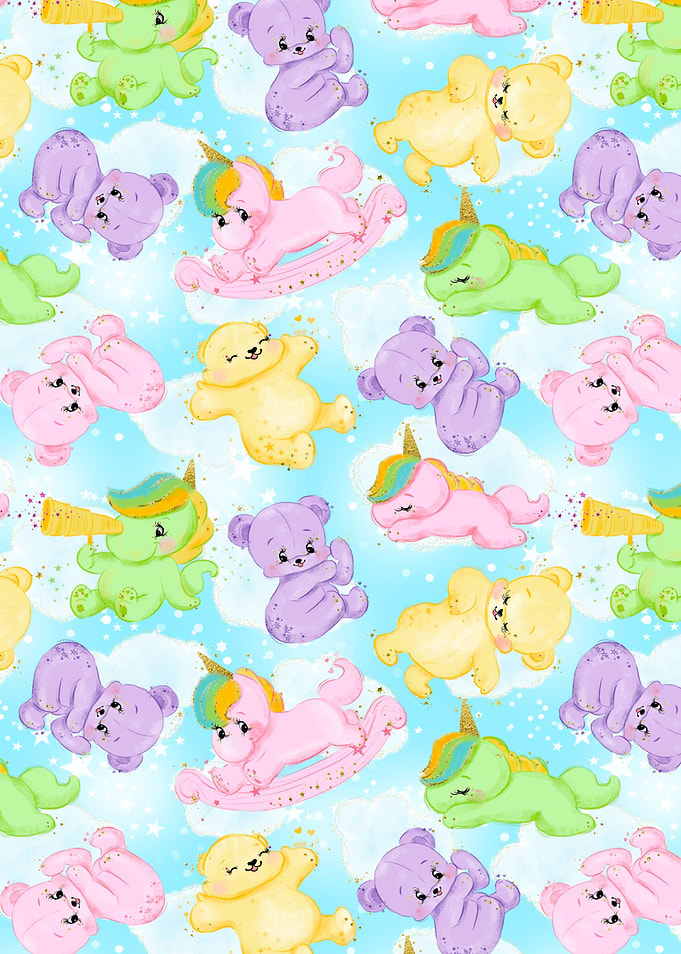 colorful bears