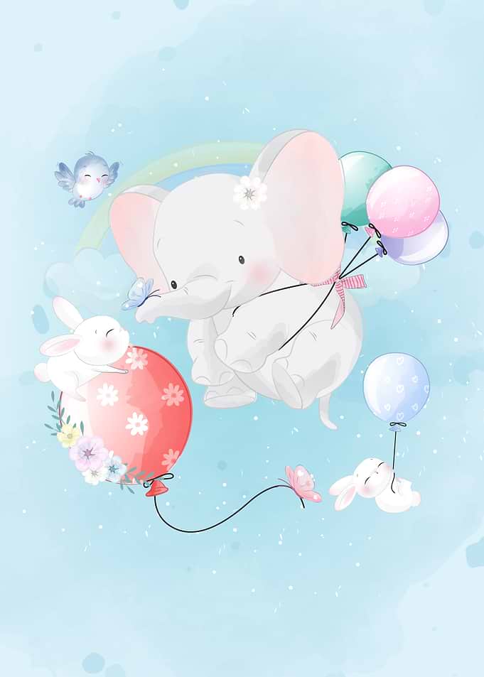 Elephant And his friends