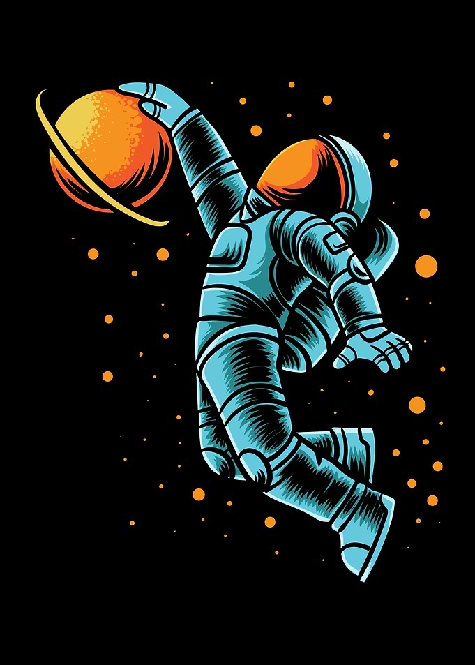 Basketball Astronaut