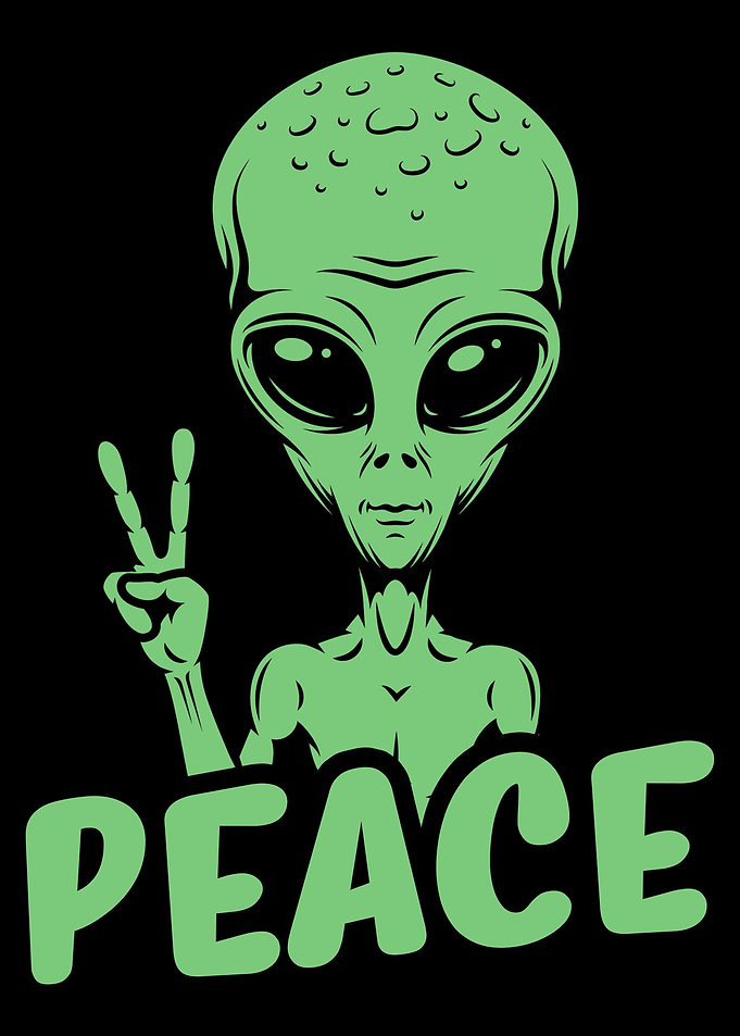 Aliens Peace UFO