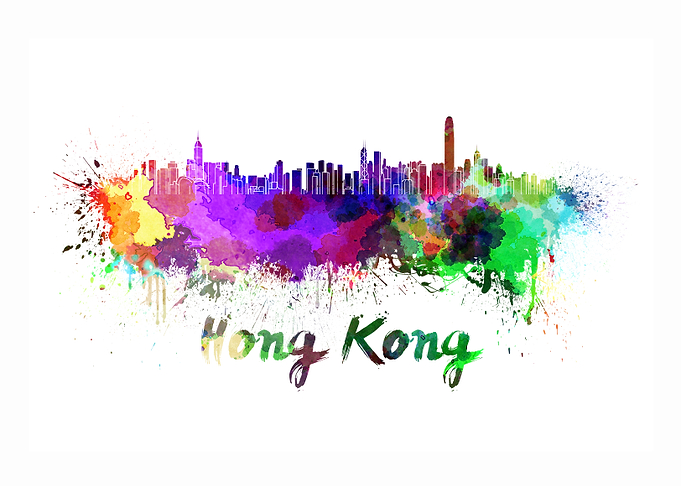 Hong kong skyline